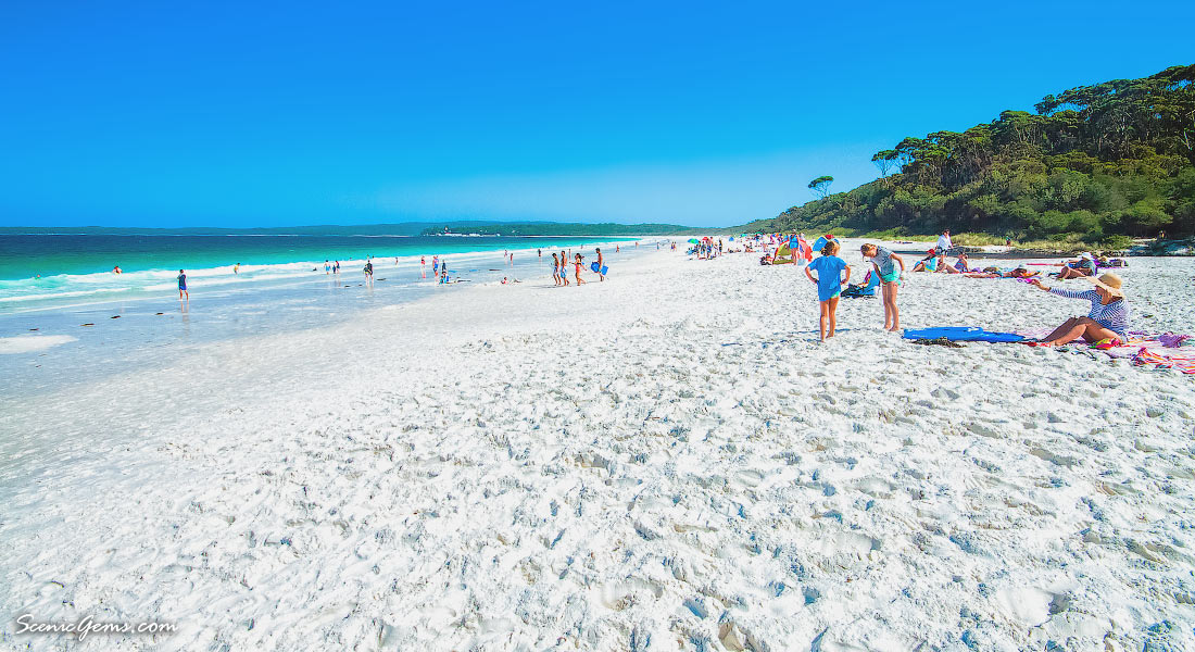 White sands of Hyams Beach, Jervis Bay, NSW, Australia